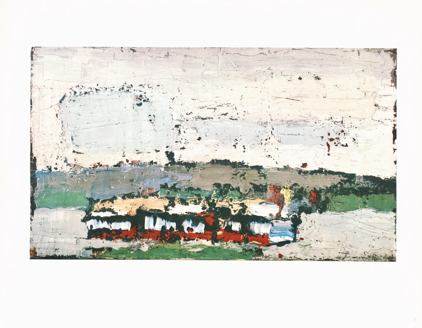 Nicolas De Stal, Rosny, Bateau Sur La Seine, Peintres D'Aujourd'Hui, Hliogravure