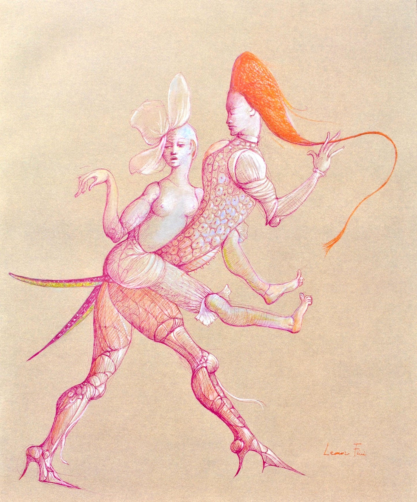 Lonor Fini, Composition, Fruits De La Passion, Xxe Sicle, Hliogravure