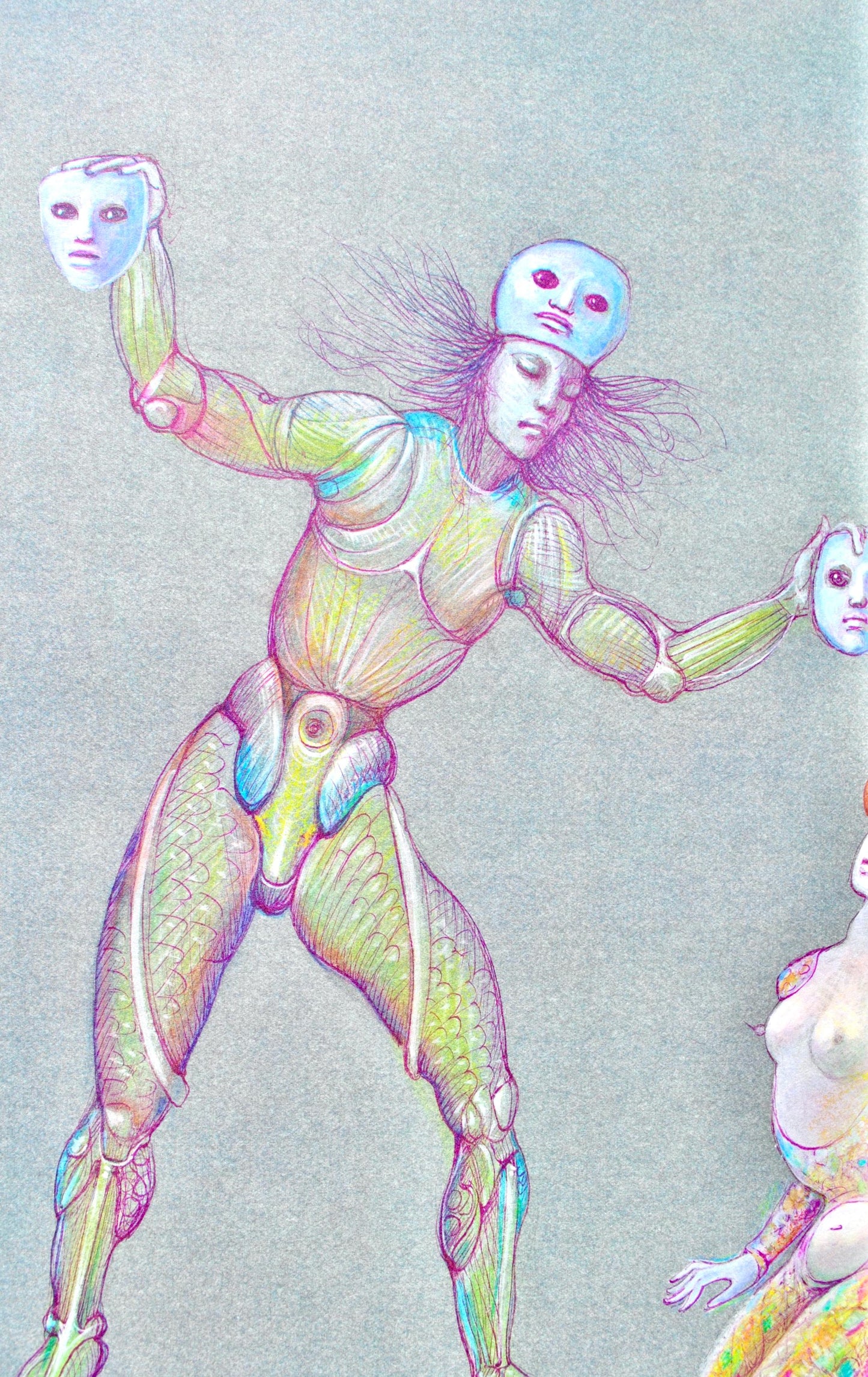 Lonor Fini, Composition, Fruits De La Passion, Xxe Sicle, Hliogravure