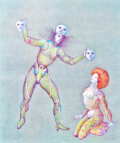 Lonor Fini, Composition, Fruits De La Passion, Xxe Sicle, Hliogravure