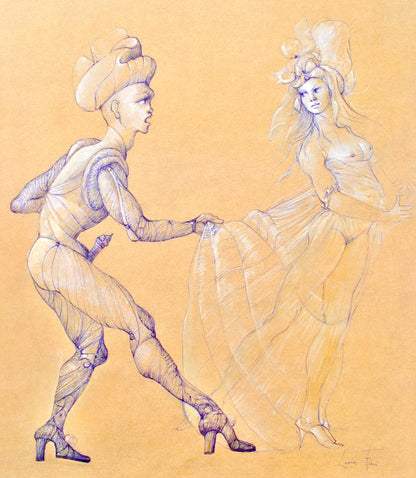 Lonor Fini, Composition, Fruits De La Passion, Xxe Sicle, Hliogravure