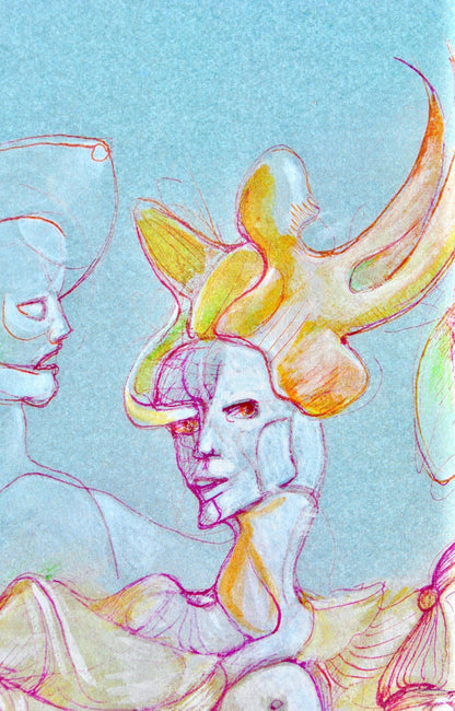 Lonor Fini, Composition, Fruits De La Passion, Xxe Sicle, Hliogravure