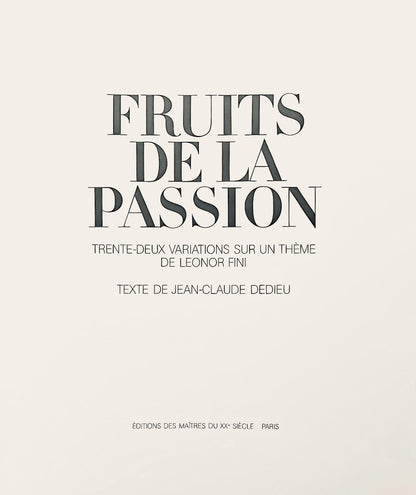 Lonor Fini, Composition, Fruits De La Passion, Xxe Sicle, Hliogravure