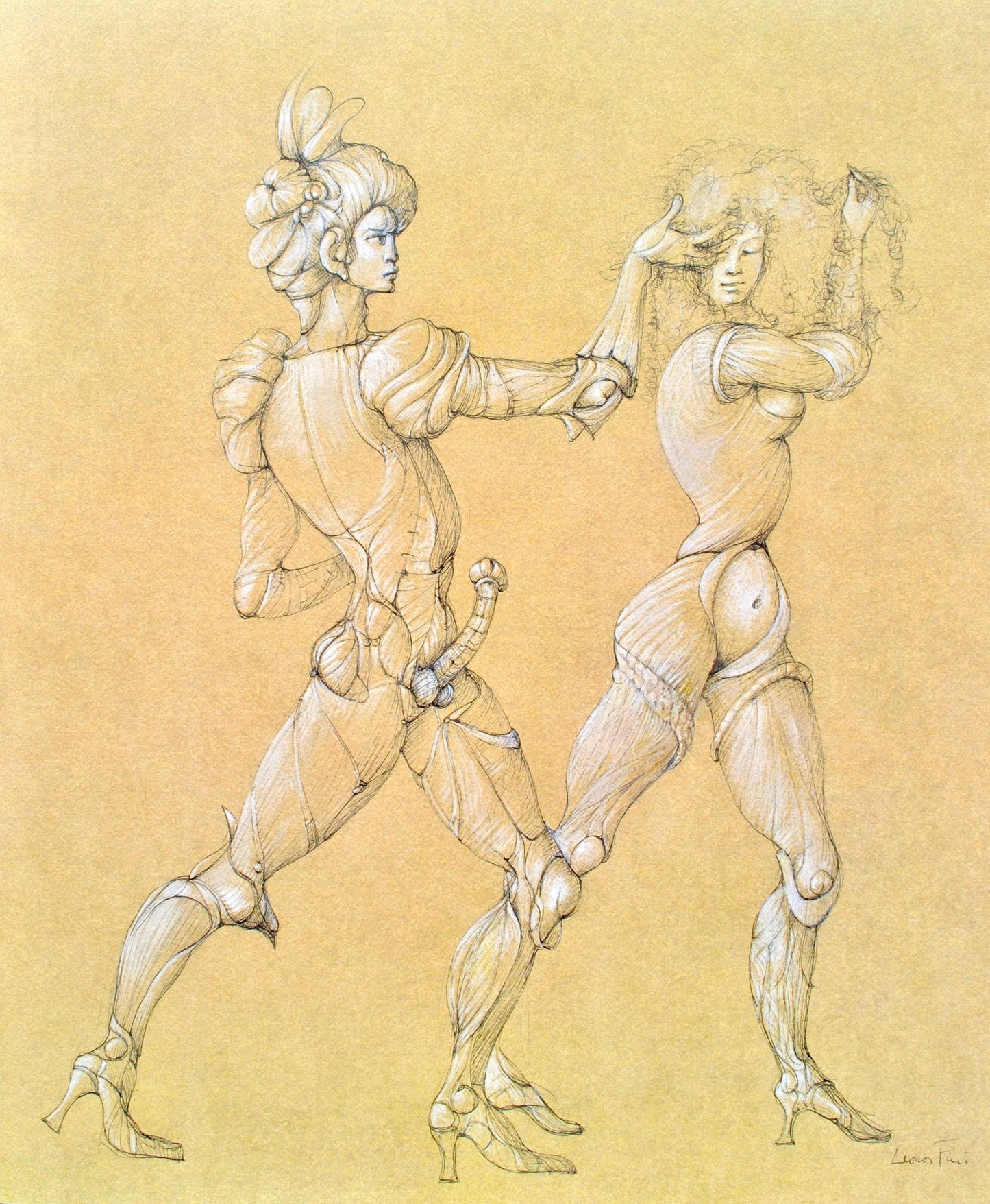 Lonor Fini, Composition, Fruits De La Passion, Xxe Sicle, Hliogravure