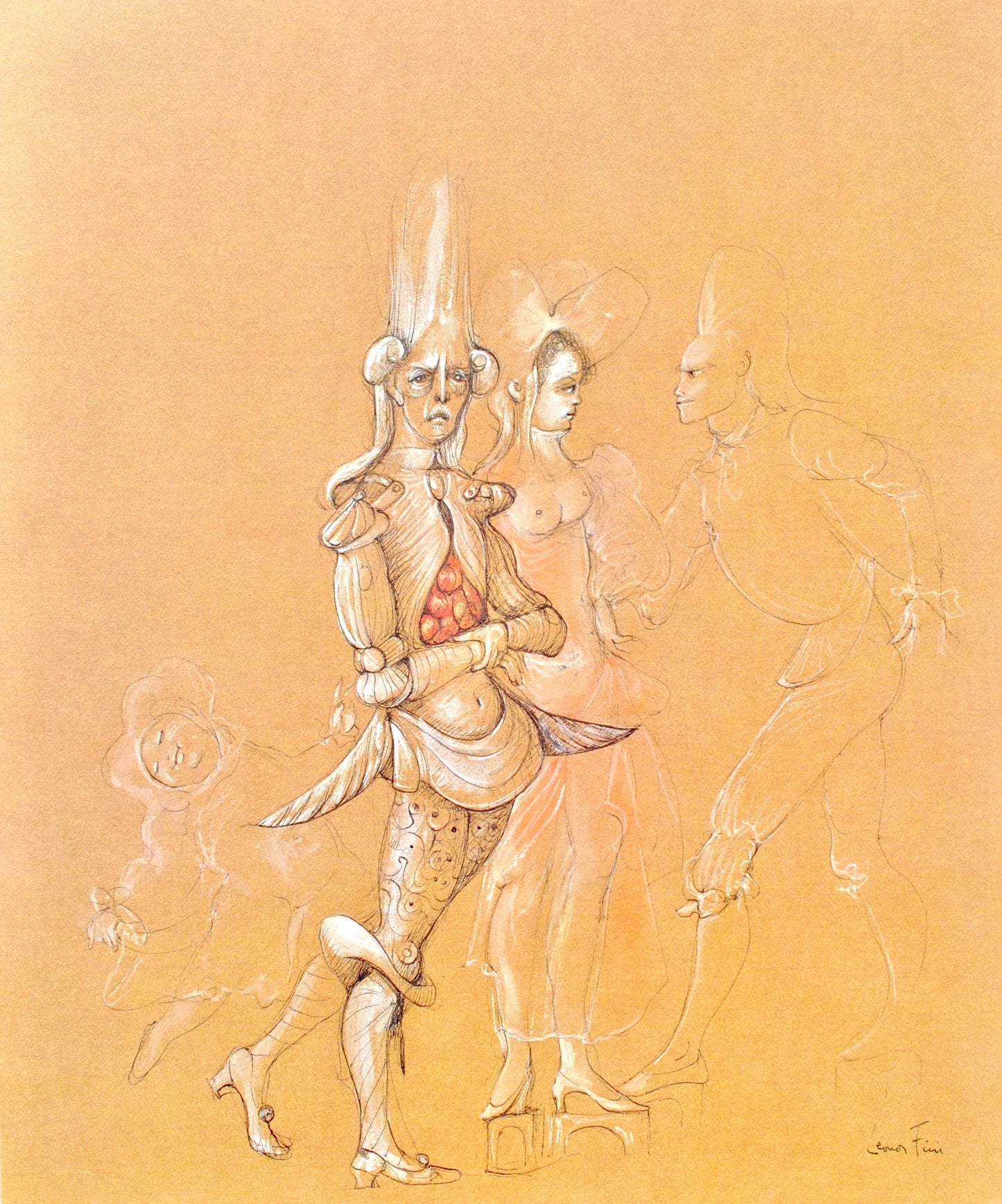 Lonor Fini, Composition, Fruits De La Passion, Xxe Sicle, Hliogravure