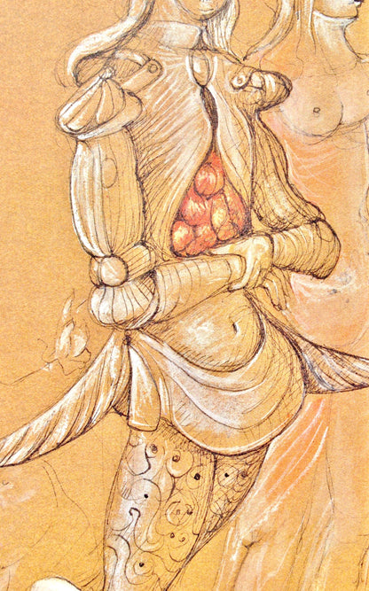 Lonor Fini, Composition, Fruits De La Passion, Xxe Sicle, Hliogravure