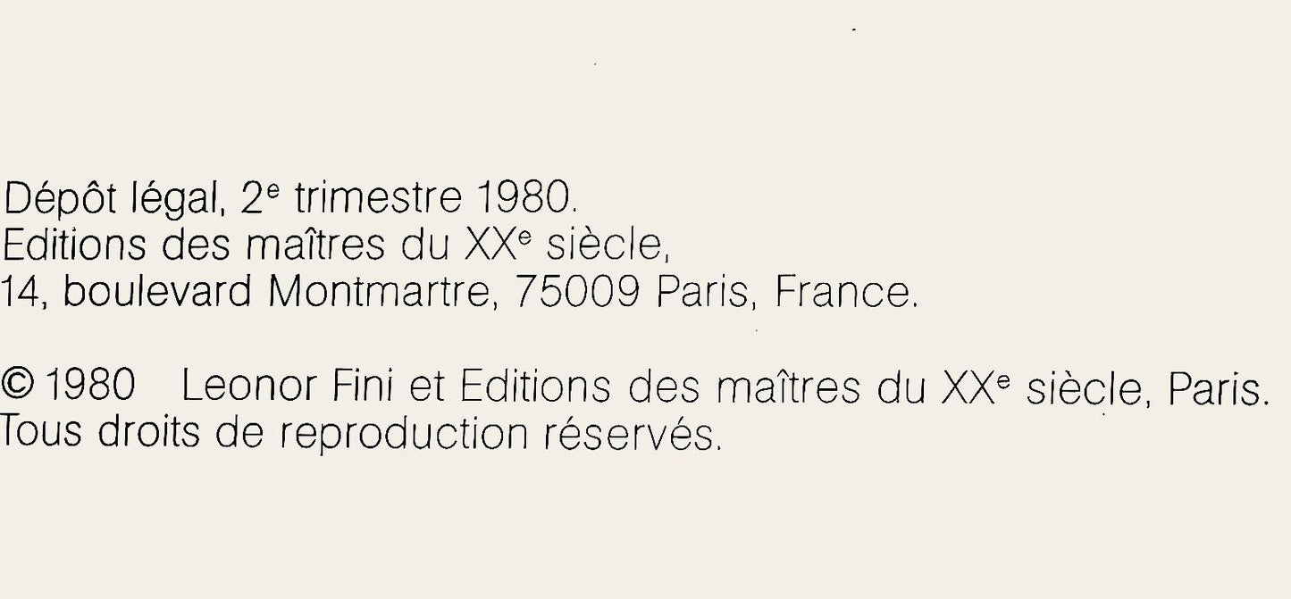 Lonor Fini, Composition, Fruits De La Passion, Xxe Sicle, Hliogravure