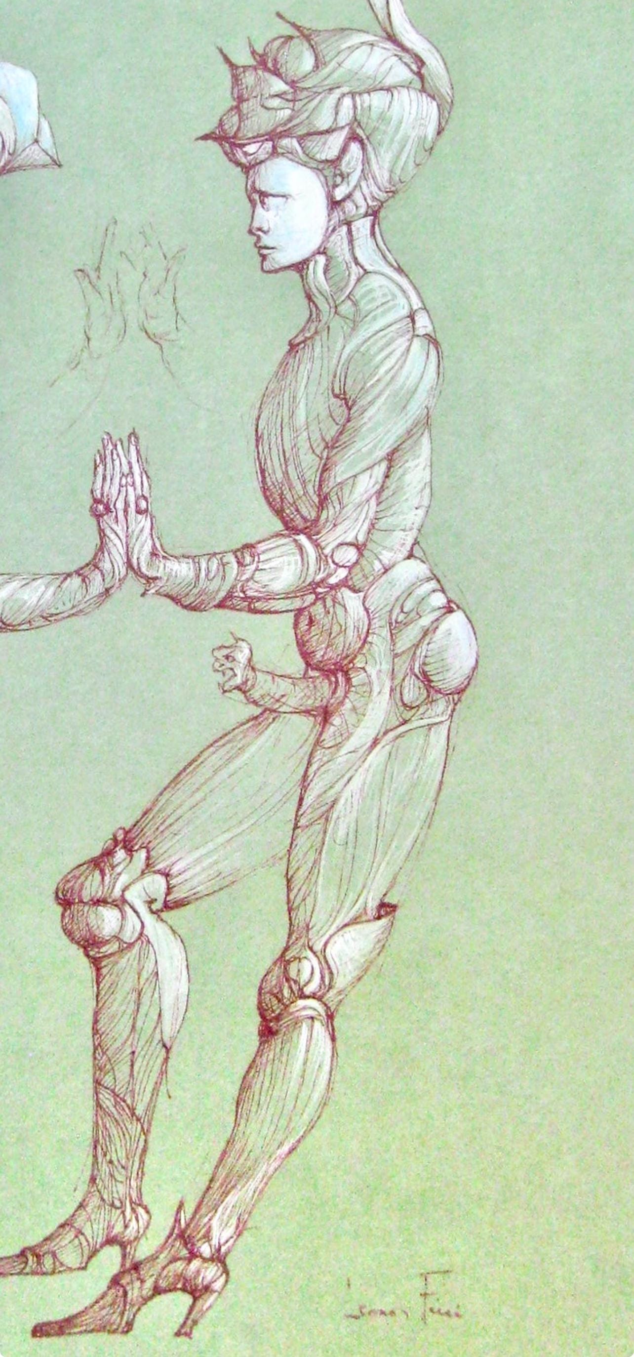 Lonor Fini, Composition, Fruits De La Passion, Xxe Sicle, Hliogravure