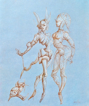 Lonor Fini, Composition, Fruits De La Passion, Xxe Sicle, Hliogravure