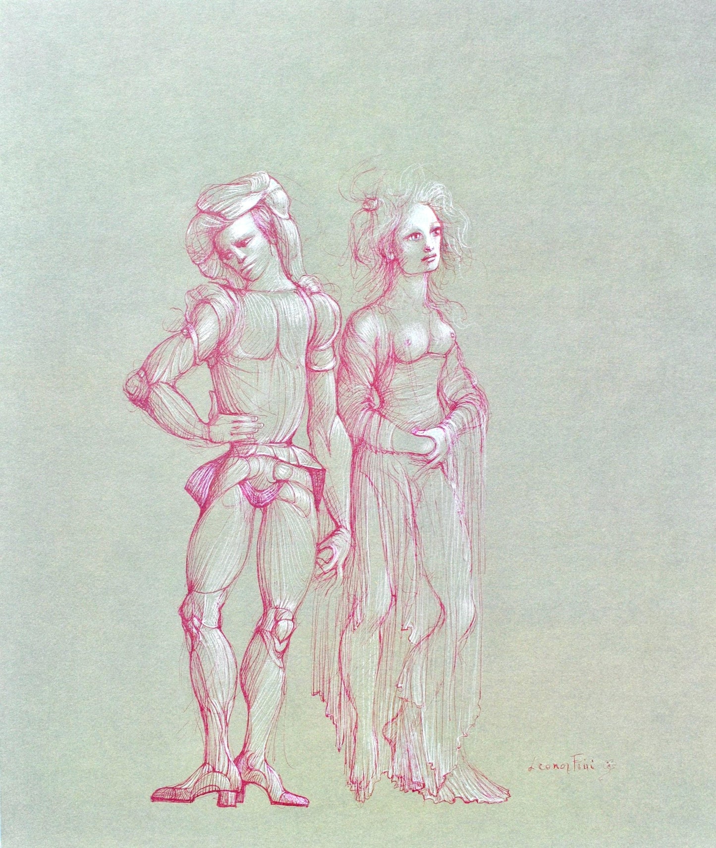 Lonor Fini, Composition, Fruits De La Passion, Xxe Sicle, Hliogravure