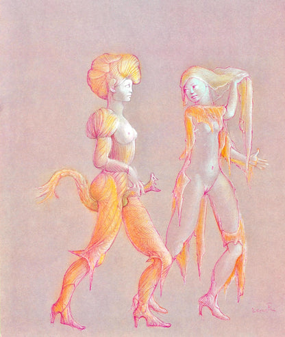 Lonor Fini, Composition, Fruits De La Passion, Xxe Sicle, Hliogravure