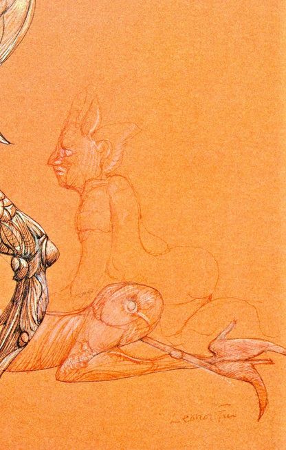 Lonor Fini, Composition, Fruits De La Passion, Xxe Sicle, Hliogravure