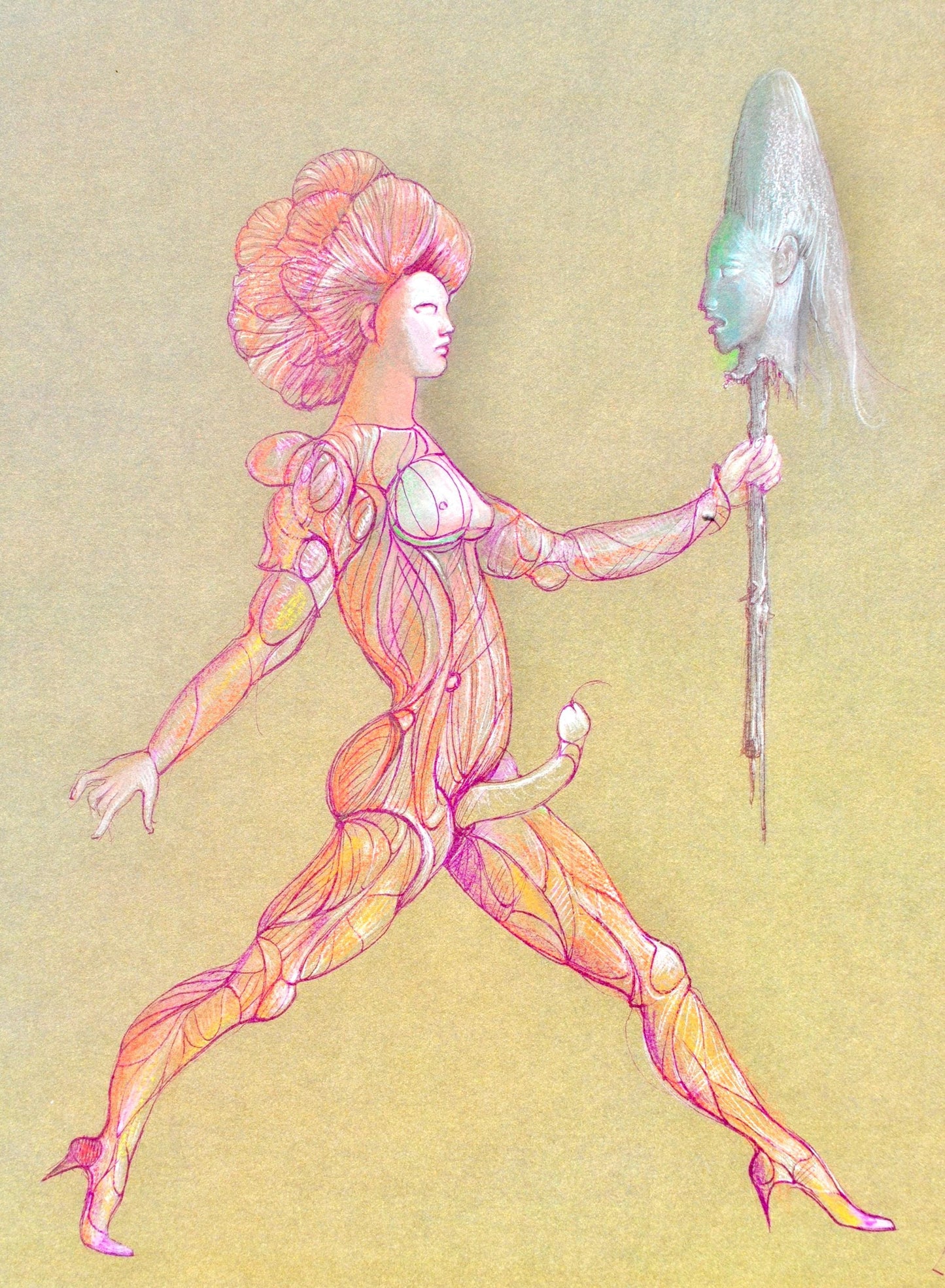 Lonor Fini, Composition, Fruits De La Passion, Xxe Sicle, Hliogravure