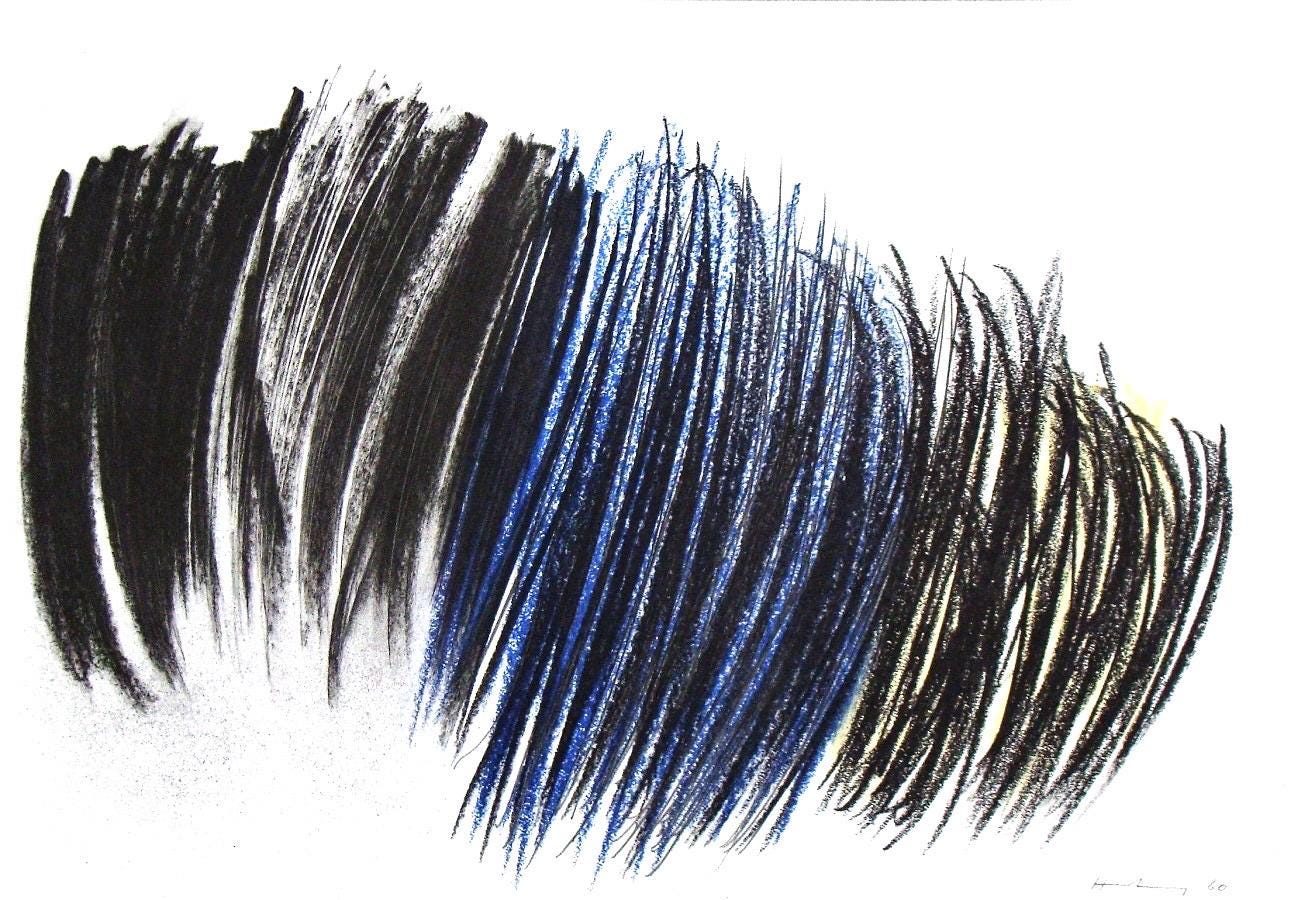 Hans Hartung, P. 1960-116, Hans Hartung, Peintres D'Aujourd'Hui, Hliogravure