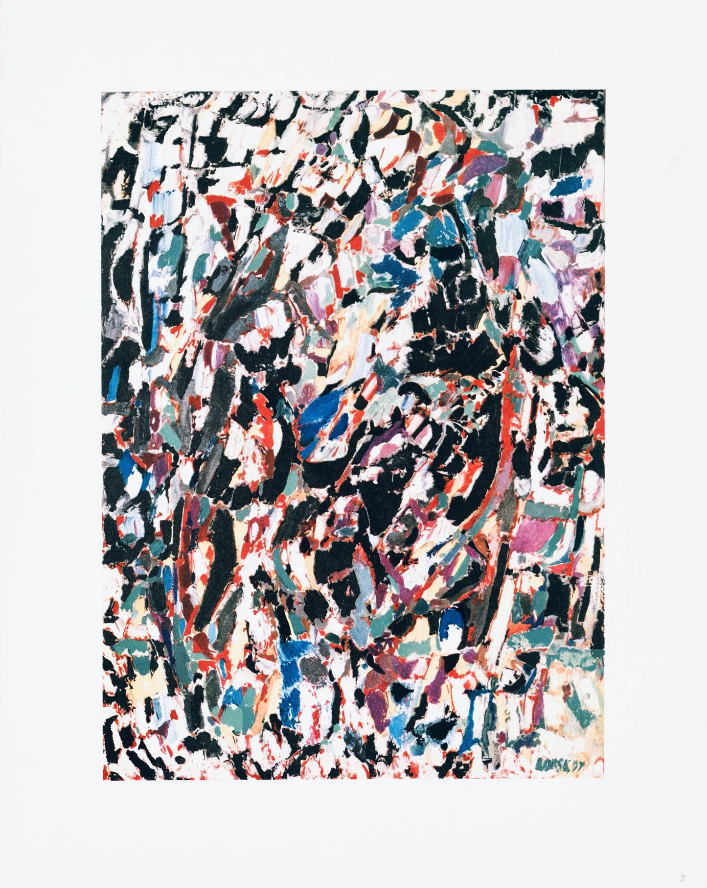 Andr Lanskoy, Tourbilion Noir, Andr Lanskoy, Peintres D'Aujourd'Hui, Hliogravure