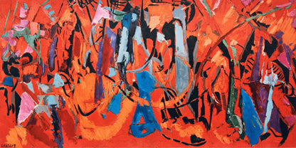 Andr Lanskoy, Contre-Attaque, Andr Lanskoy, Peintres D'Aujourd'Hui, Hliogravure