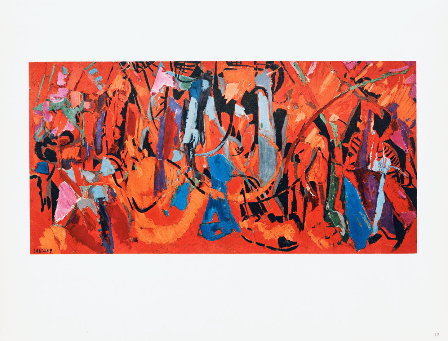 Andr Lanskoy, Contre-Attaque, Andr Lanskoy, Peintres D'Aujourd'Hui, Hliogravure