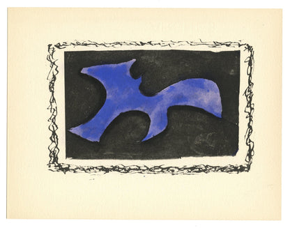 Georges Braque, Forme, Georges Braque, Le Solitaire, Xxe Sicle, Lithograph