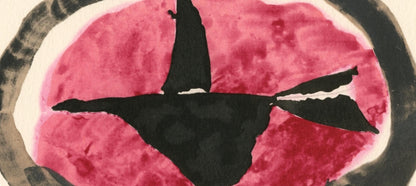 Georges Braque, Oiseau Au Couchant, Georges Braque, Le Solitaire, Xxe Sicle, Lithograph