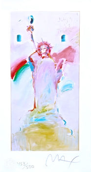 Peter Max, Statue Of Liberty Vii, Hand Signed, Official Lithograph
