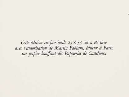 Pablo Picasso, Le Loup (The Wolf) (Orozco P.82), Histoire Naturelle, Lithograph