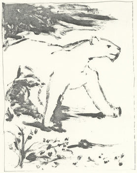 Pablo Picasso, La Lionne (The Lioness) (Orozco P.82), Histoire Naturelle, Lithograph
