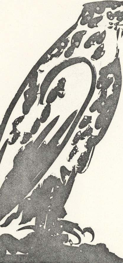 Pablo Picasso, L'Pervier (The Hawk) (Orozco P.82), Histoire Naturelle, Lithograph