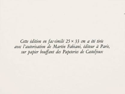 Pablo Picasso, Le Vautour (The Vulture) (Orozco P.82), Histoire Naturelle, Lithograph