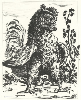 Pablo Picasso, Le Coq (The Rooster) (Orozco P.82), Histoire Naturelle, Lithograph
