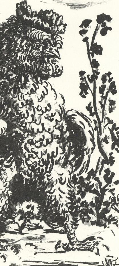 Pablo Picasso, Le Coq (The Rooster) (Orozco P.82), Histoire Naturelle, Lithograph