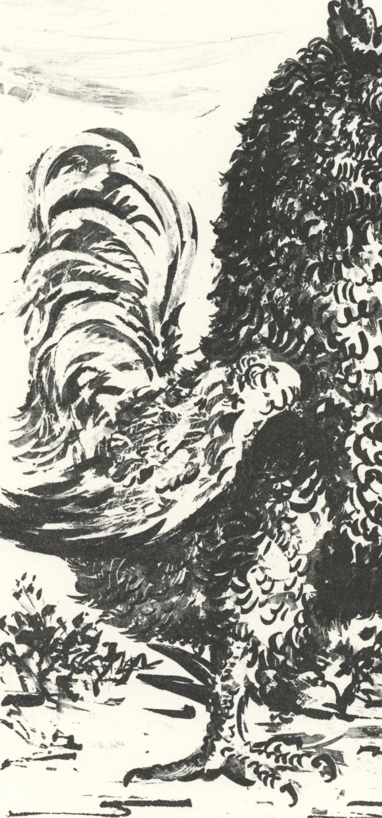 Pablo Picasso, Le Coq (The Rooster) (Orozco P.82), Histoire Naturelle, Lithograph
