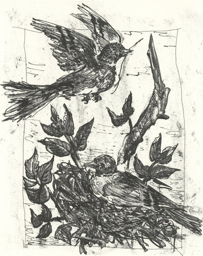 Pablo Picasso, Le Chardonneret (The Goldfinch) (Orozco P.82), Histoire Naturelle, Lithograph