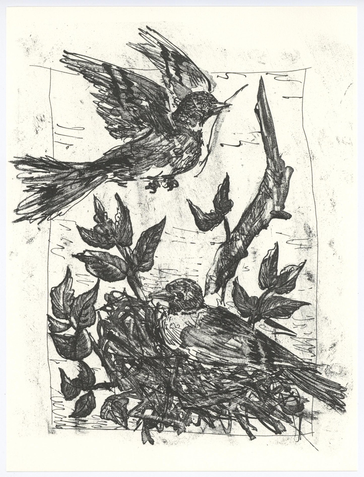Pablo Picasso, Le Chardonneret (The Goldfinch) (Orozco P.82), Histoire Naturelle, Lithograph