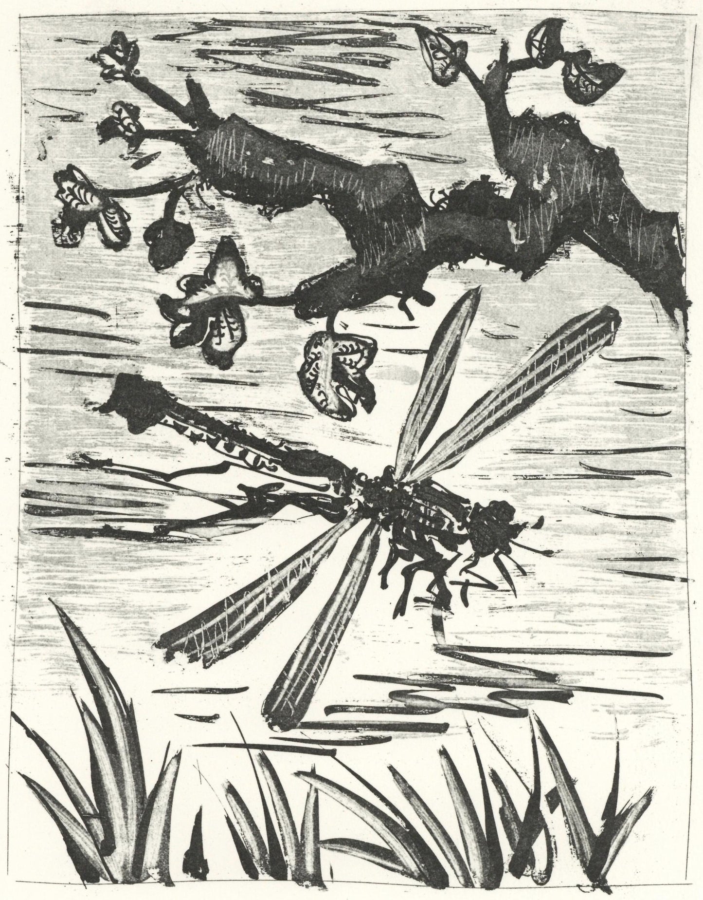 Pablo Picasso, La Libellule (The Dragonfly) (Orozco P.82), Histoire Naturelle, Lithograph