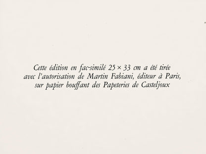 Pablo Picasso, La Gupe (The Wasp) (Orozco P.82), Histoire Naturelle, Lithograph