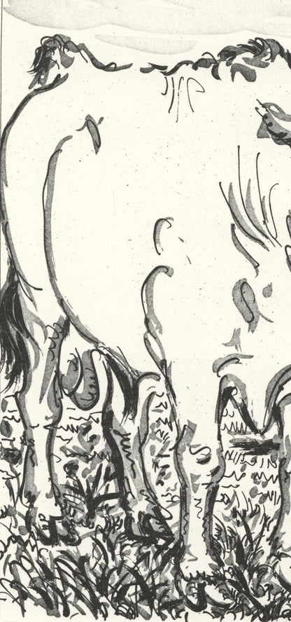 Pablo Picasso, Le Buf (The Bull) (Orozco P.82), Histoire Naturelle, Lithograph
