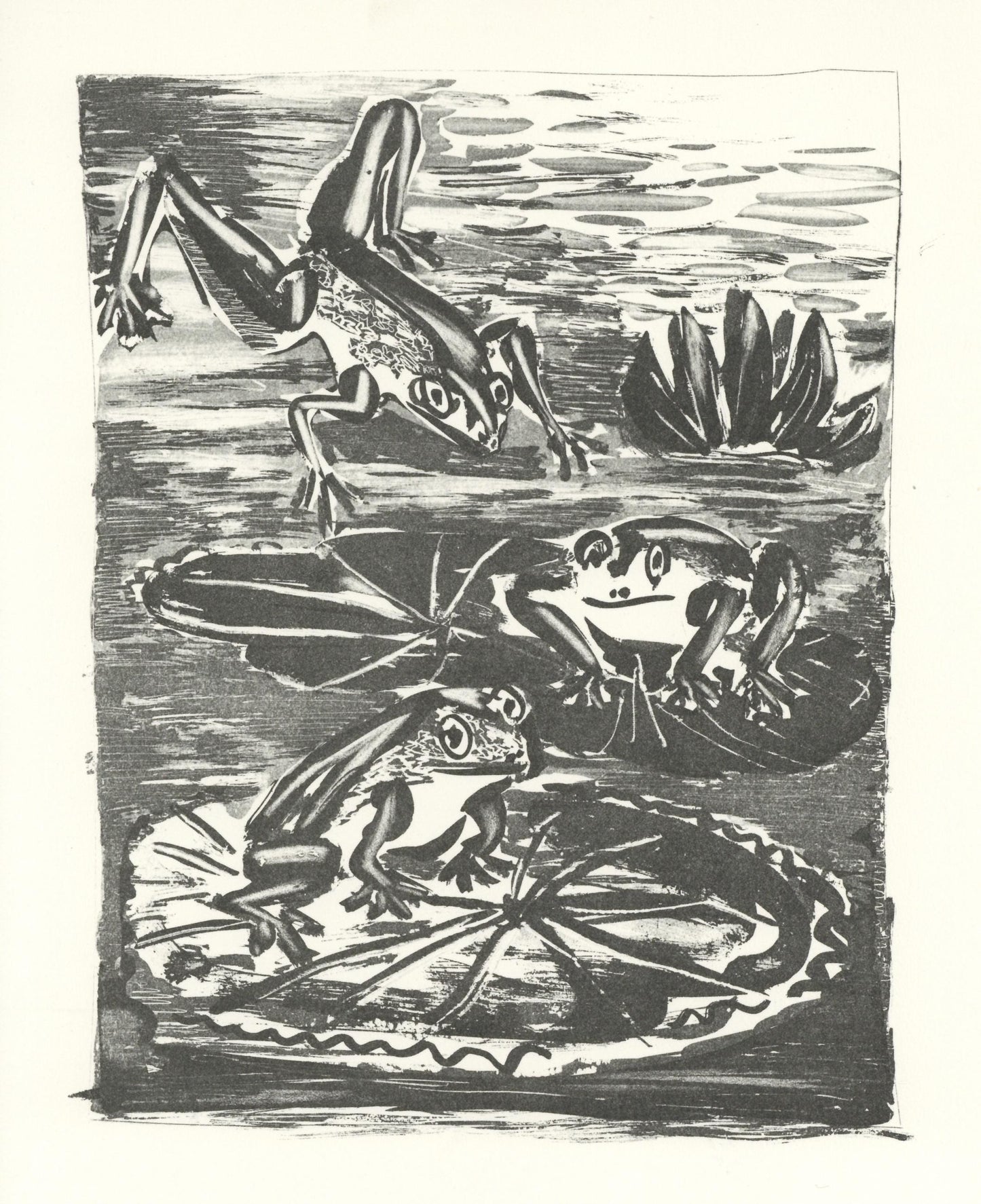 Pablo Picasso, La Grenouille (The Frog) (Orozco P.82), Histoire Naturelle, Lithograph