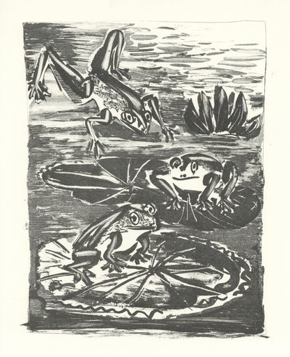 Pablo Picasso, La Grenouille (The Frog) (Orozco P.82), Histoire Naturelle, Lithograph