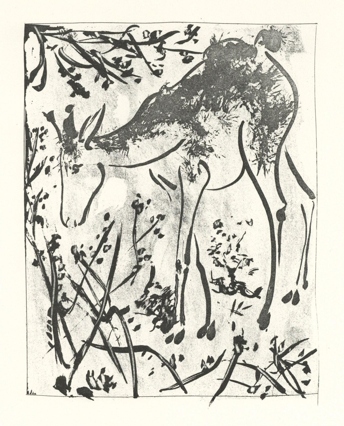 Pablo Picasso, Le Cerf (The Deer) (Orozco P.82), Histoire Naturelle, Lithograph