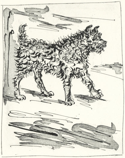 Pablo Picasso, Le Chien (The Dog) (Orozco P.82), Histoire Naturelle, Lithograph