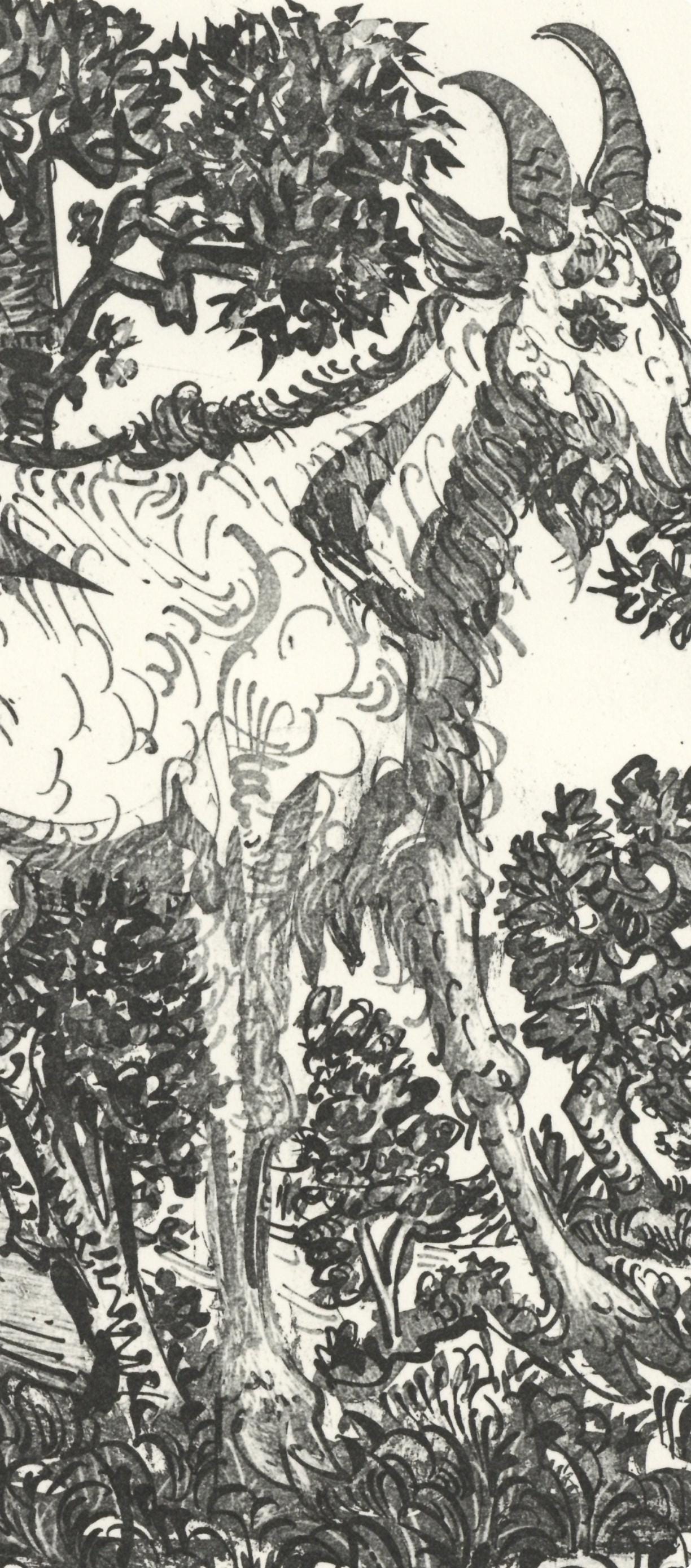 Pablo Picasso, La Chvre (The Goat) (Orozco P.82), Histoire Naturelle, Lithograph