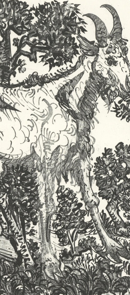Pablo Picasso, La Chvre (The Goat) (Orozco P.82), Histoire Naturelle, Lithograph