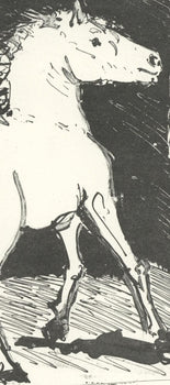 Pablo Picasso, Le Cheval (The Horse) (Orozco P.82), Histoire Naturelle, Lithograph