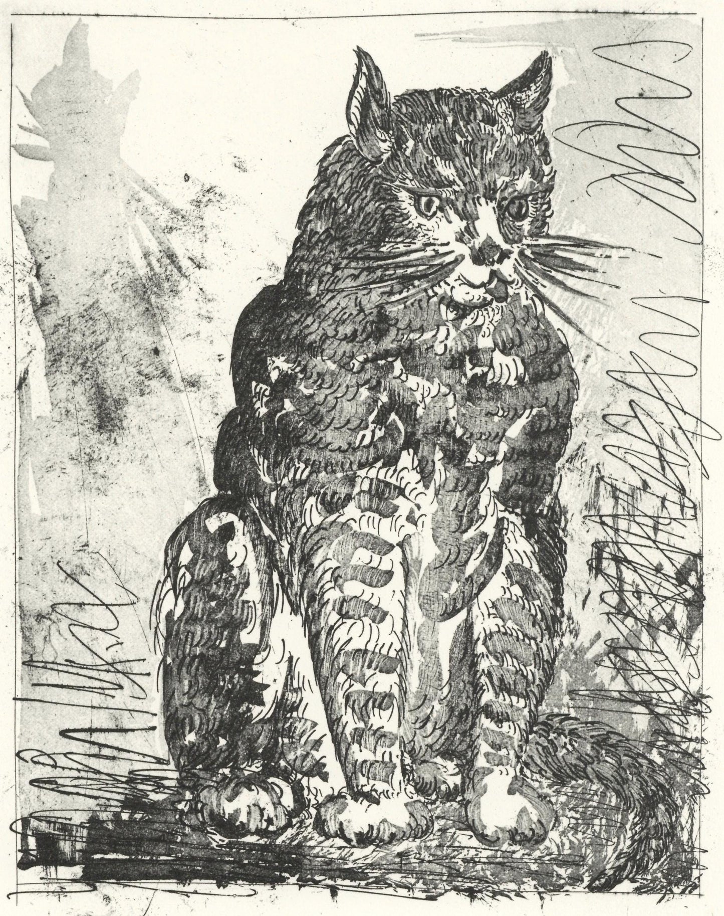 Pablo Picasso, Le Chat (The Cat) (Orozco P.82), Histoire Naturelle, Lithograph