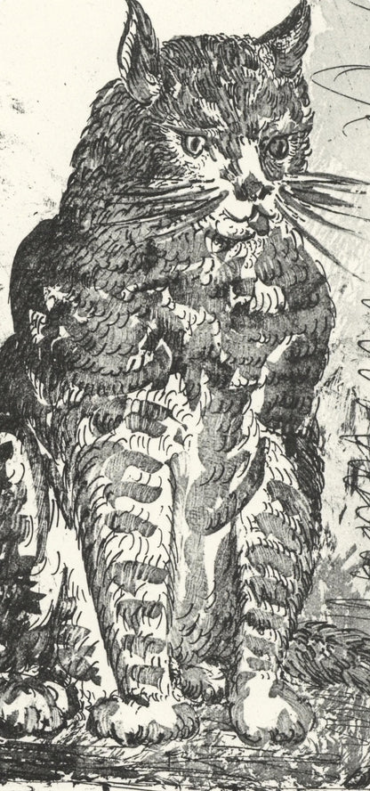 Pablo Picasso, Le Chat (The Cat) (Orozco P.82), Histoire Naturelle, Lithograph
