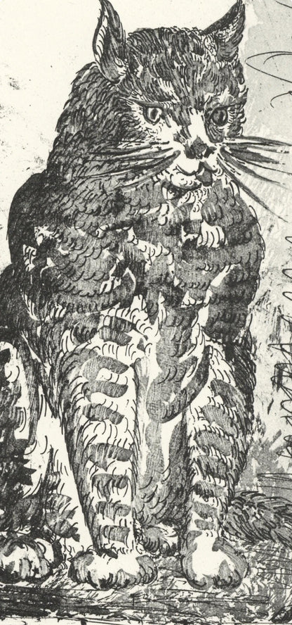 Pablo Picasso, Le Chat (The Cat) (Orozco P.82), Histoire Naturelle, Lithograph