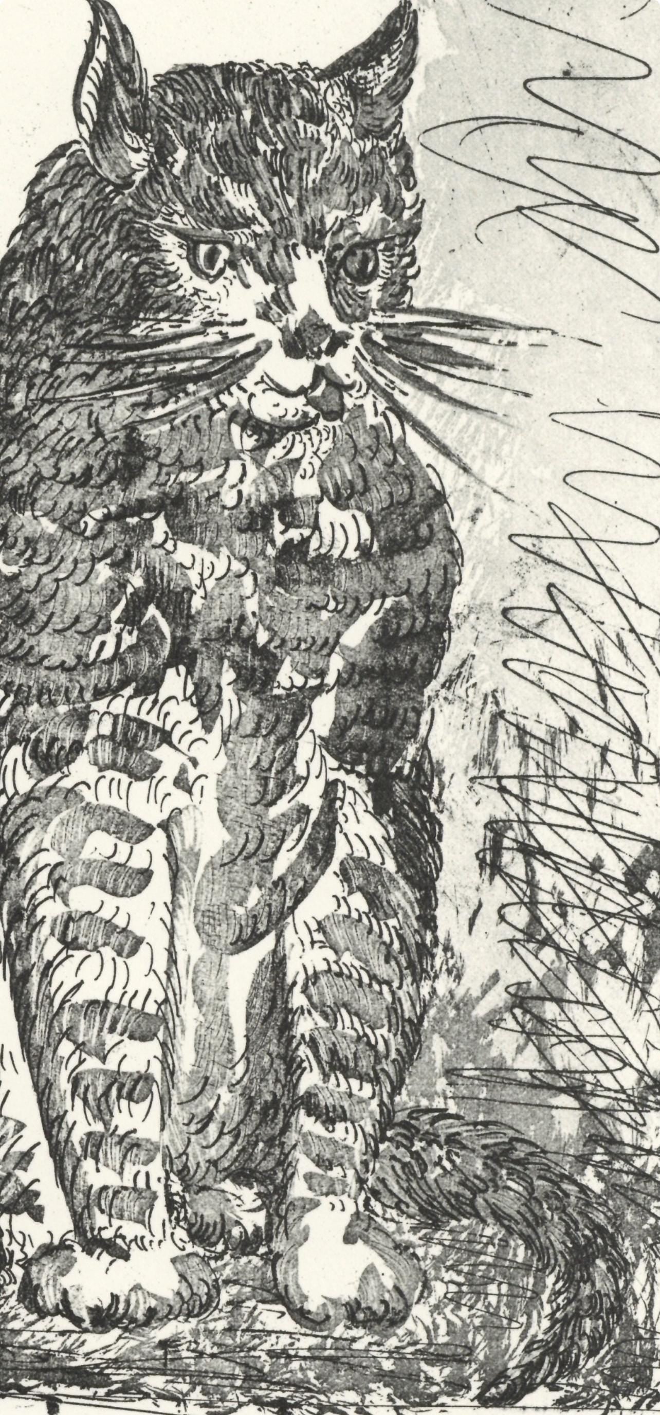 Pablo Picasso, Le Chat (The Cat) (Orozco P.82), Histoire Naturelle, Lithograph