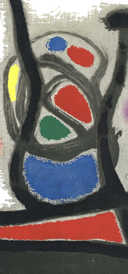 Joan Mir, L'Oiseau Solaire, L'Oiseau Lunaire, Tincelles (Cramer 117; Dupin 447-48), Lithograph