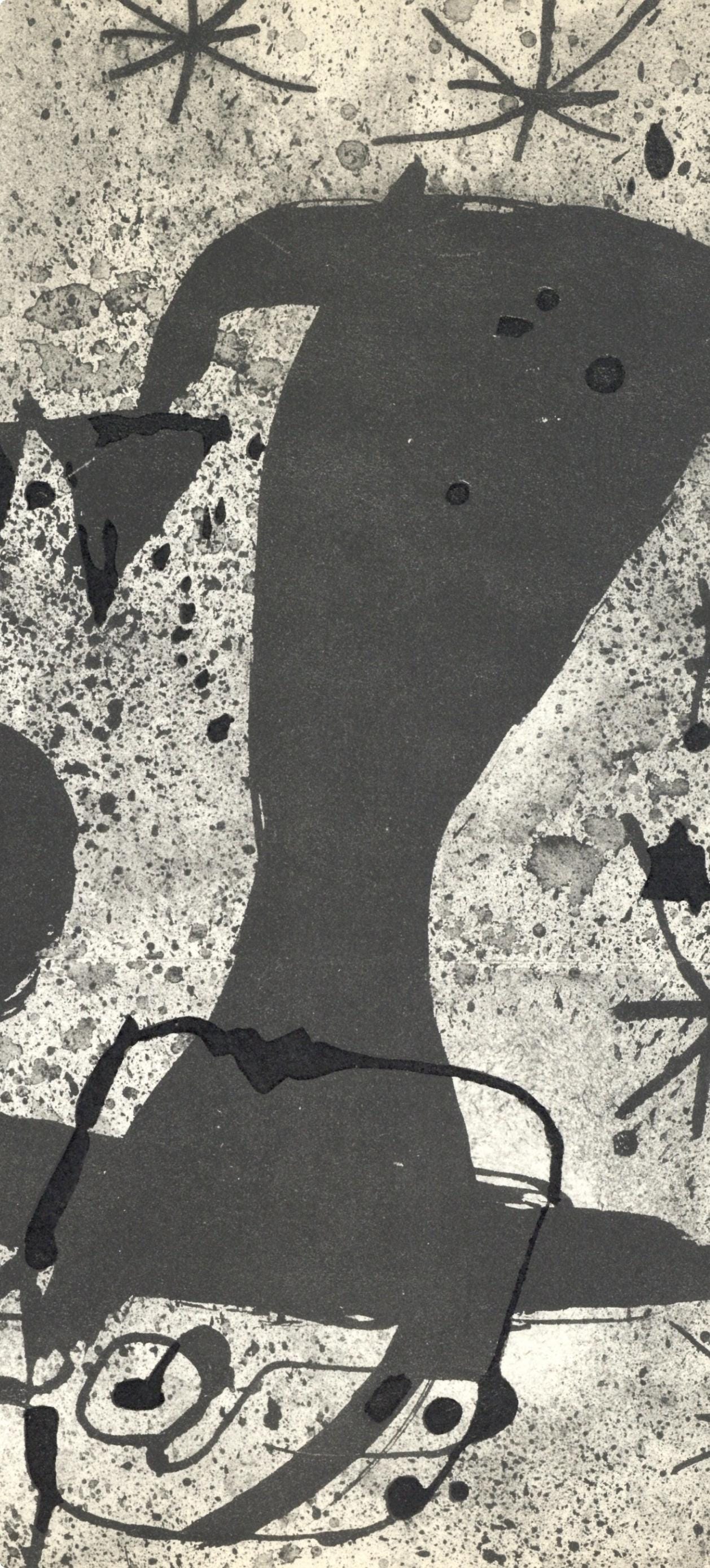 Joan Mir, L'Oiseau Solaire, L'Oiseau Lunaire, Tincelles (Cramer 117; Dupin 447-48), Lithograph