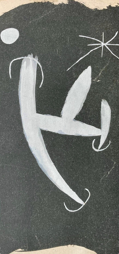 Joan Mir, L'Oiseau Solaire, L'Oiseau Lunaire, Tincelles (Cramer 117; Dupin 447-48), Lithograph